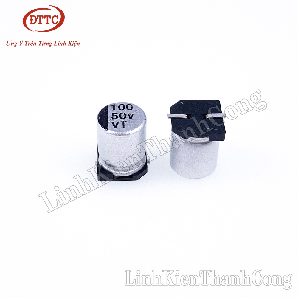 Tụ Nhôm 100uF 50V 8x10.5mm