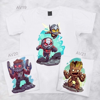 Áo thun in siêu anh hùng Marvel ( full size SML )