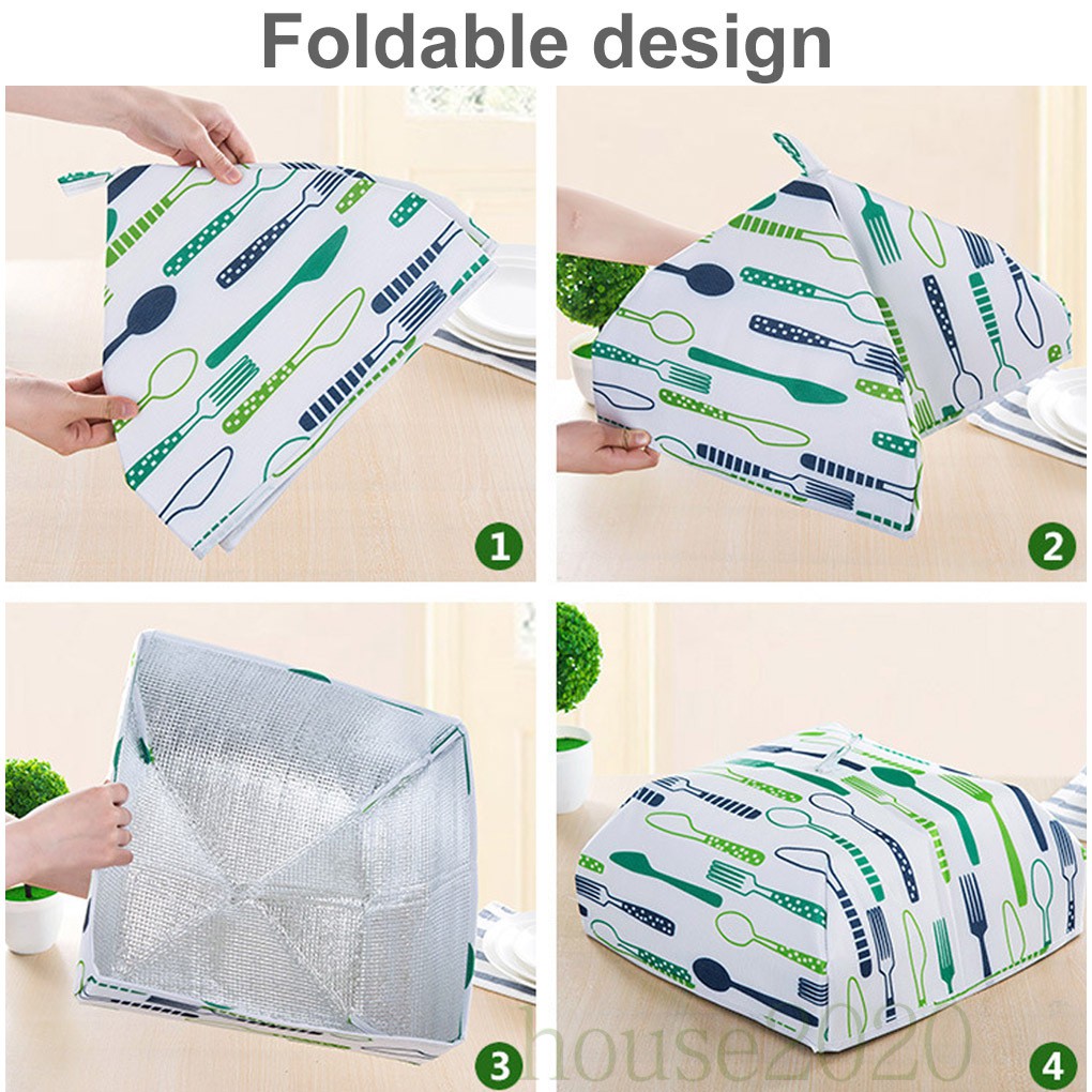 Lồng Bàn Giữ Nhiệt Chống Bụi Gấp Gọn Tiện Lợi