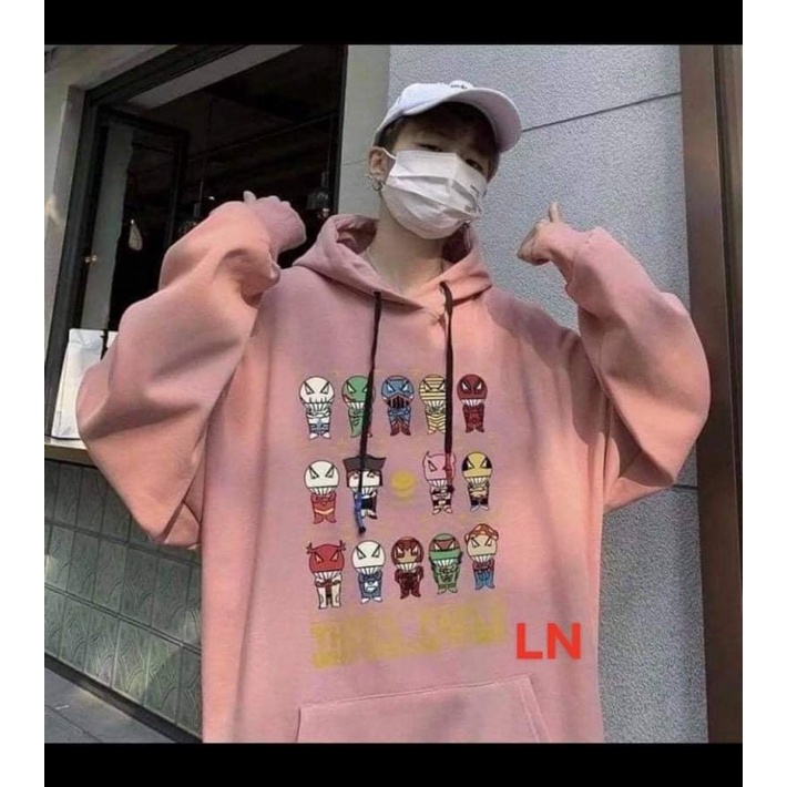 Áo hoodie 14 hoạt hình 3D TH6