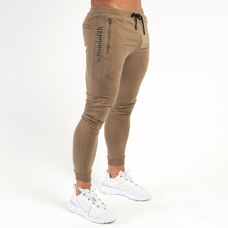 Quần Jogger Cotton Có Túi Khóa Kéo Thời Trang Cho Nam