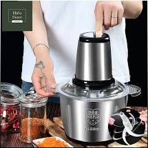 Máy Xay Thịt Đa Năng Cối 2L Inox 304,4 Lưỡi Dao Thép