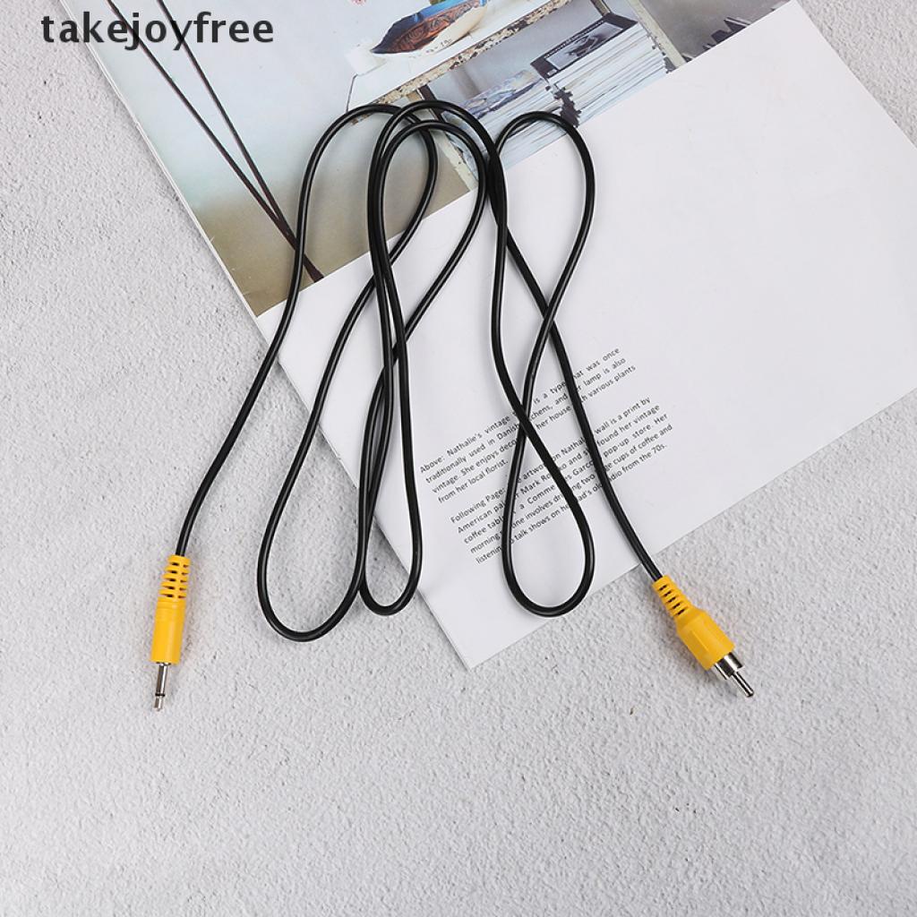 Dây Cáp Âm Thanh Video Chuyển Đổi Từ Giắc Cắm 3.5mm 1 / 8 "Mono Male Sang Rca Male Dài 1.5m