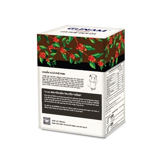 [Tặng hộp L&L] Combo 2 hộp cà phê hòa tan GUNAM cà phê đen đá (hộp 10 gói x 16g)