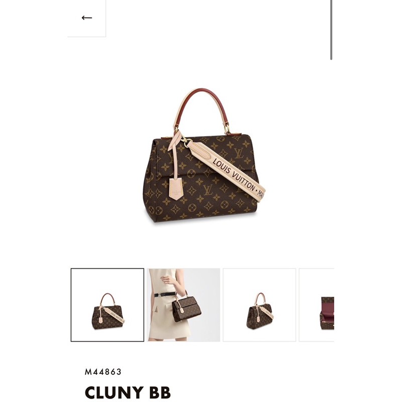 Túi Lv Cluny hàng hịn da thật fullbox