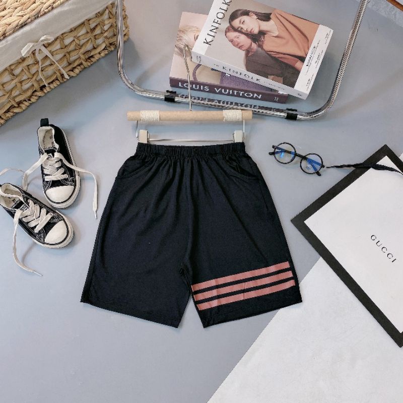 Quần Đùi Bé Trai 20_50kg coton lạnh, Quần bé trai mặc nhà mềm mát