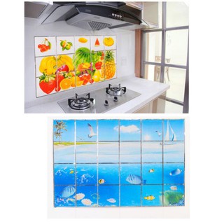 Giấy dán bếp chịu nhiệt loại lớn 60 x 90cm