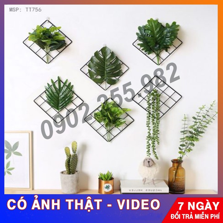 Combo hai khung lưới  35 x35cm + 6 đinh 3 chân + 1 đèn led trang trí+ 10 kẹp gỗ+dây cói