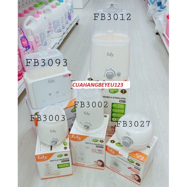 TOP Máy hâm sữa & tiệt trùng bình sữa FATZ FATZBABY FB3003SL, FB3002SL, FB3027SL, FB3012SL, FB3093VN, FB3094TK -HÀN QUỐC