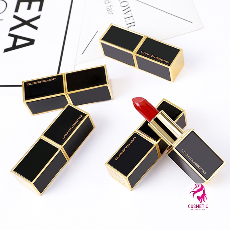 Son Thỏi QUEENCHAN Dưỡng Ẩm Lâu Trôi Vỏ 2 Màu Sang Chảnh P20 | BigBuy360 - bigbuy360.vn