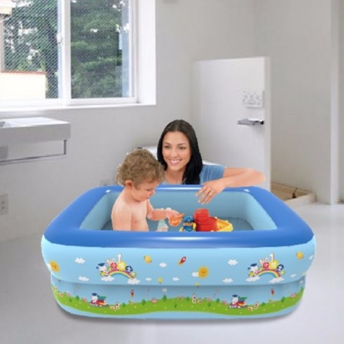 Bể bơi phao chữ nhật hình tròn các cỡ cho gia đình