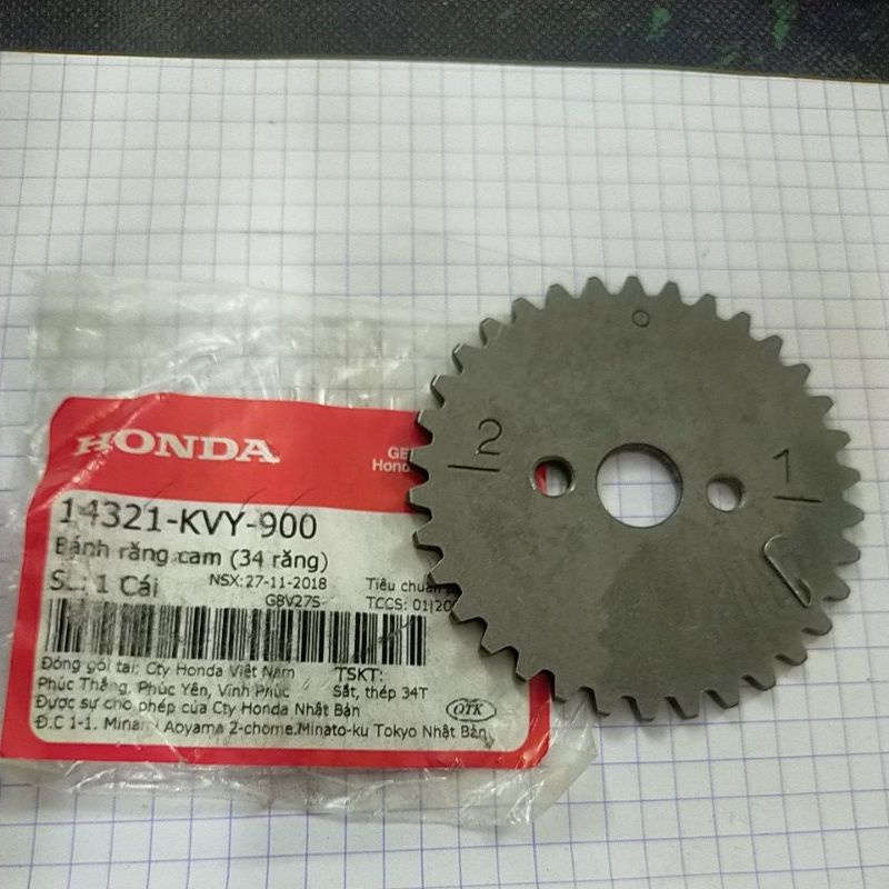 Dĩa Cam ( Bánh cam ) ab Air Blade 110 FI 2009 2010 2011 2012