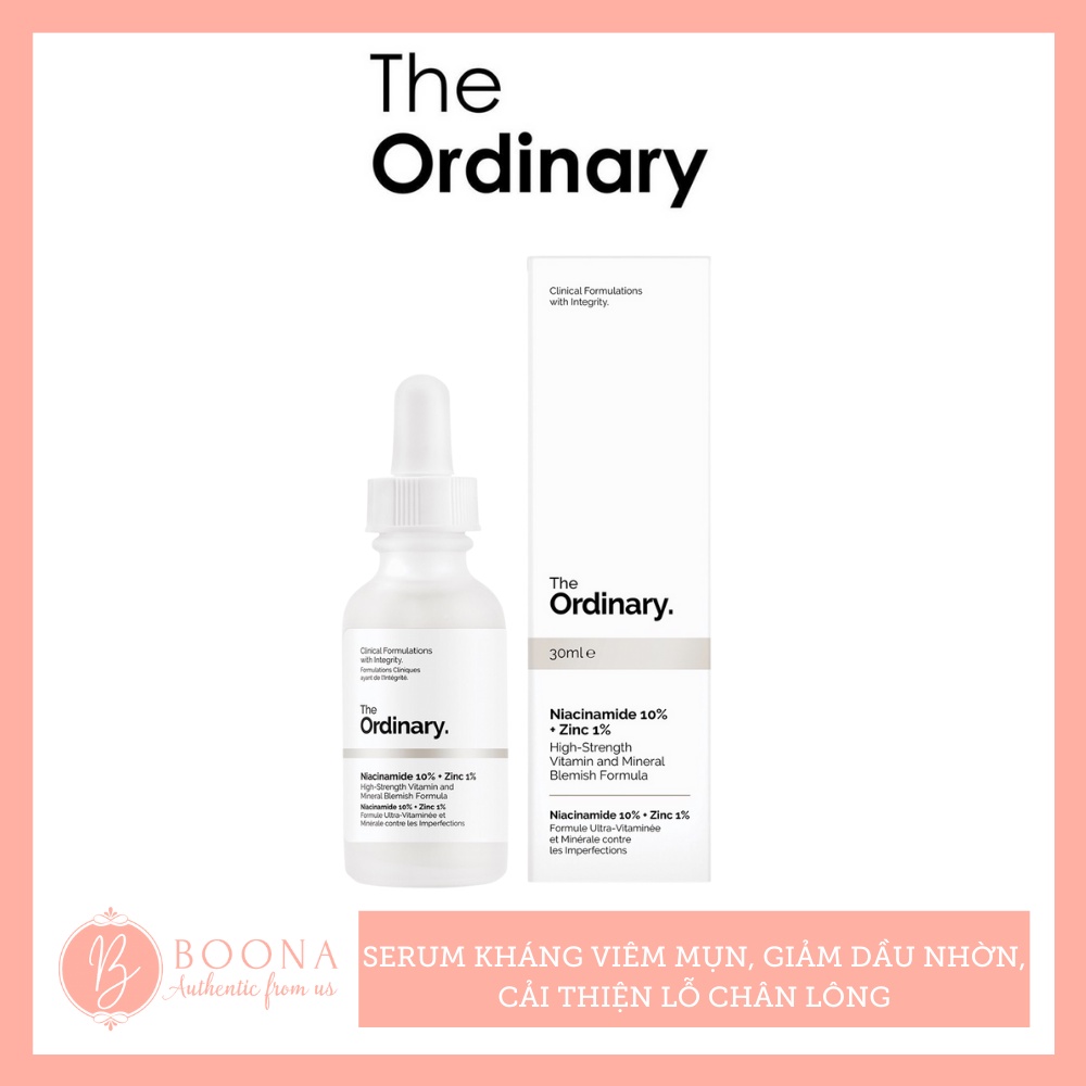 [ The Ordinary ] - Tinh chất serum Niacinamide 10% + Zinc 1%