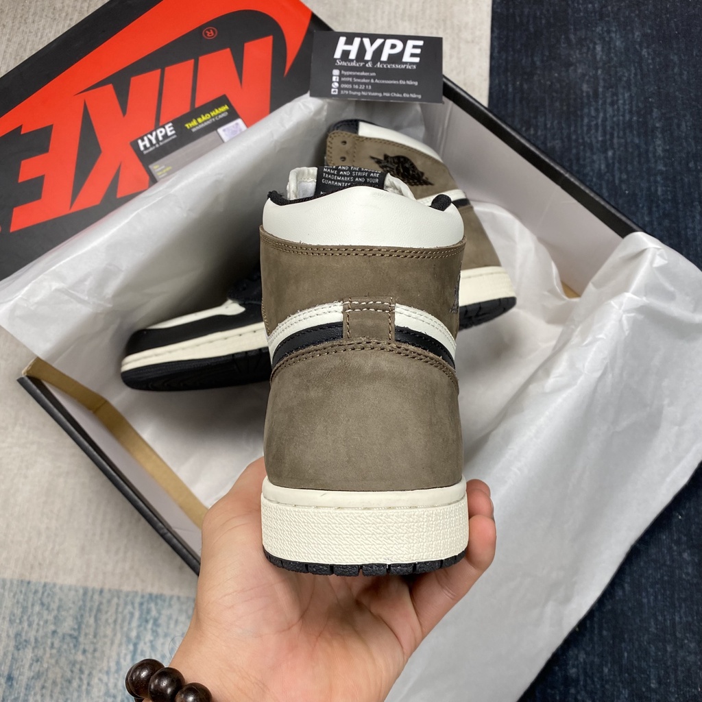Giày sneaker Jordan 1 high Dark Mocha  - Hype Sneaker | Phiên bản high quality.