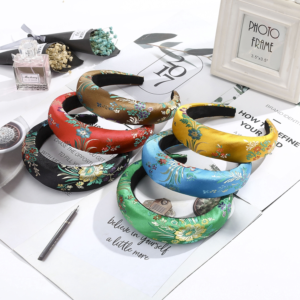 Băng đô thêu hoa xinh xắn dành cho nữ