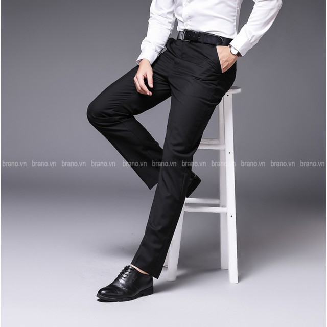 [KHO XẢ XỊN] Quần tây đen  dáng ôm body vải co giãn (bao đổi trả nếu không vừa ý) | BigBuy360 - bigbuy360.vn