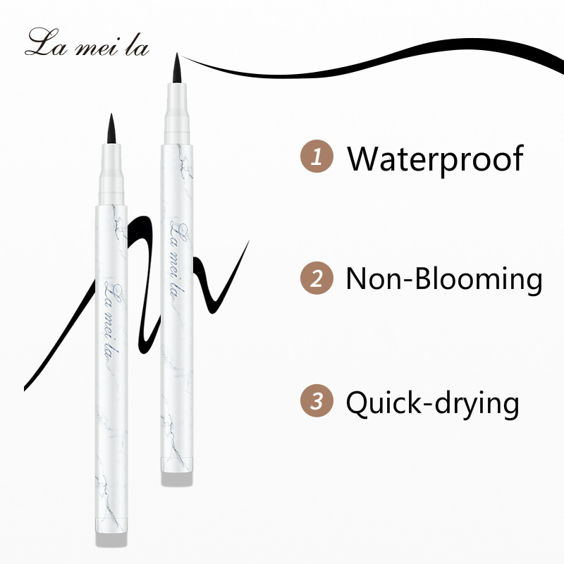 Bút Kẻ Mắt Dạng Lỏng Màu Đen Không Thấm Nước Lâu Trôi Chống Nhòe Lameila