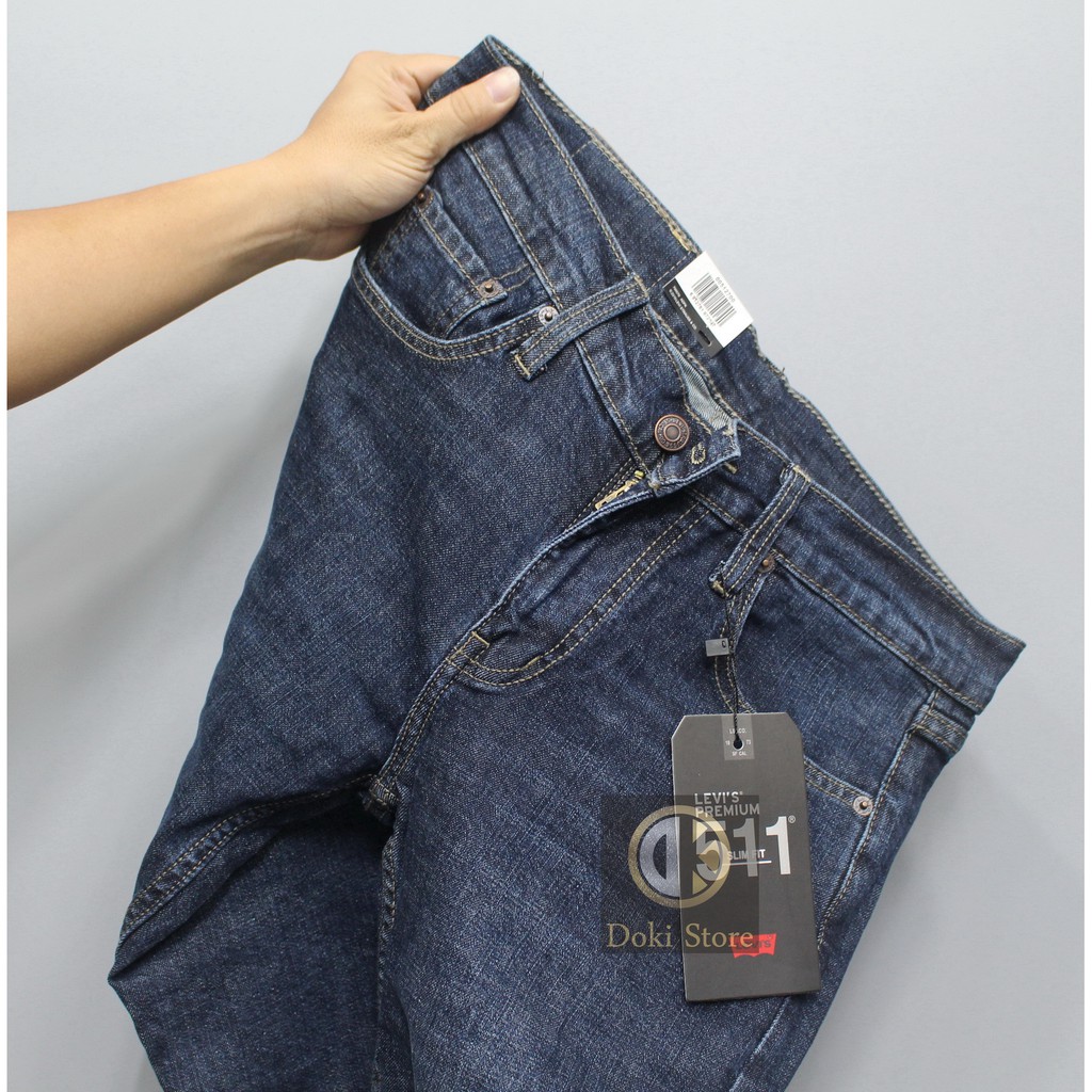 Quần Jean Nam Xanh Đậm XD-08, Quần bò nam dáng ôm đứng, chất ko giãn, Cambodia xuất dư - DOKI | BigBuy360 - bigbuy360.vn