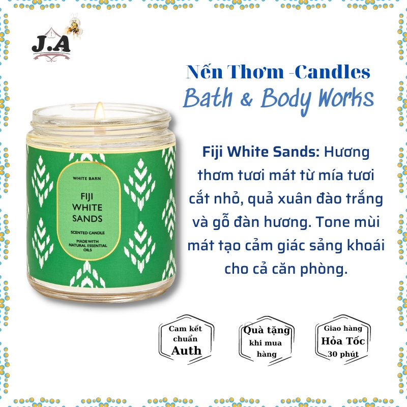 Nến Thơm 1 Bấc Bath & Body Works - Hot Collection Candles Bath and Body Works 198g