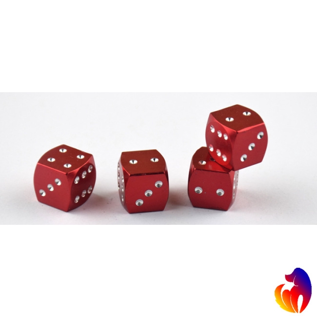 Blackhole Set 4 nút van lốp xe bằng nhôm hình viên súc xắc chống bụi cao cấp tiện lợi dễ sử dụng