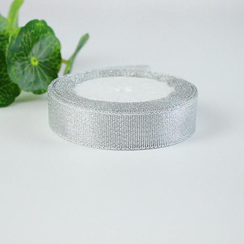 RUY BĂNG KIM TUYẾN BẠC 1CM (22M)
