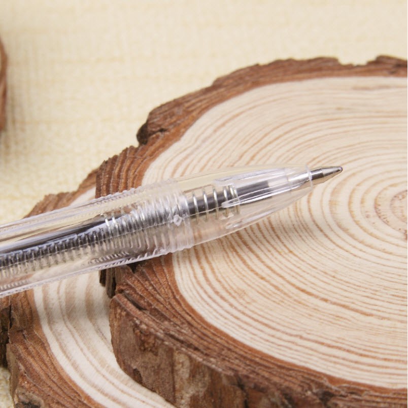 Combo 10 Bút bi xanh BAOKE B14 đầu bấm ngòi 0.7mm bút bi học sinh giá rẻ ANKICO