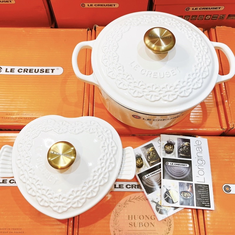 Nồi gang Le creuset size 24 và 20