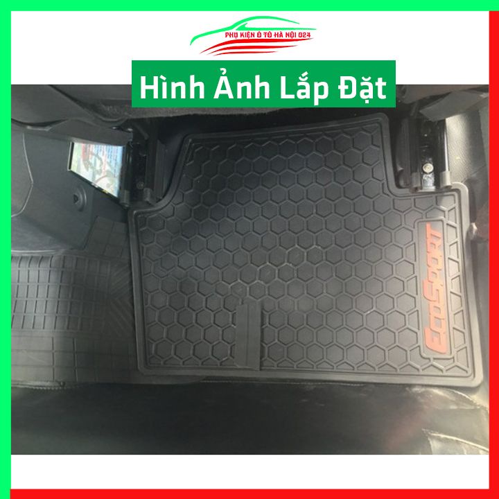 Thảm lót sàn cao su cho xe FORD ECOSPORT 2021-2022 hàng chuẩn theo xe chịu lực tốt