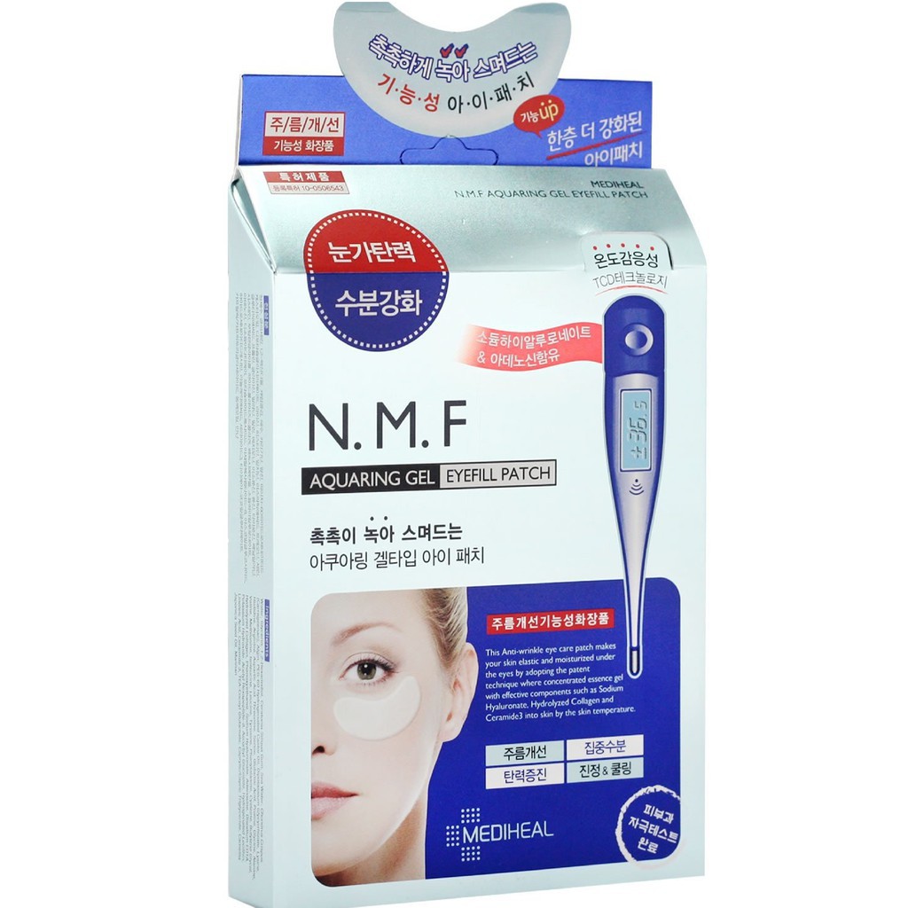 Mediheal Mặt Nạ Cấp Ẩm Cho Mắt N.M.F Aquaring Gel Eye Fill Patch