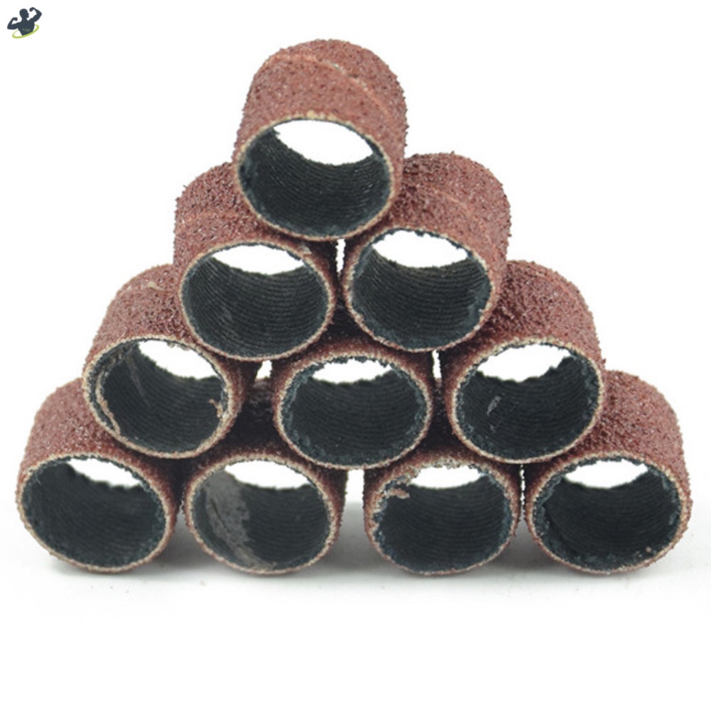 Set 45 đầu mài bằng giấy nhám + 6 trục xoay gắn máy mài nhẵn bề mặt gỗ