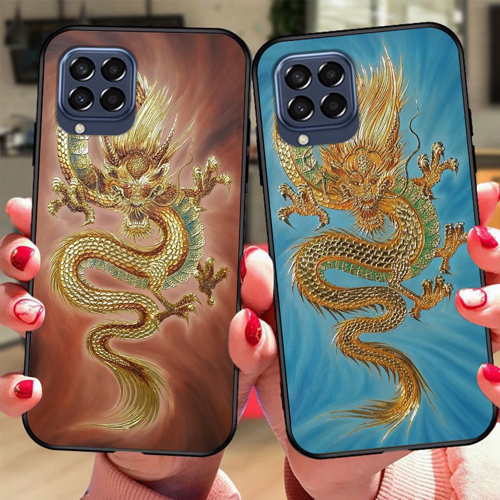 Ốp lưng điện thoại samsung m33, m53, m63, a12 , m12 bộ hình bọ cạp rồng phong cách nam