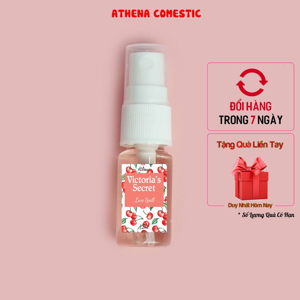 Xịt thơm nước hoa body mist Victoria Secret, Bath And Body Works 30ML (Hương Học Sinh) | Thế Giới Skin Care