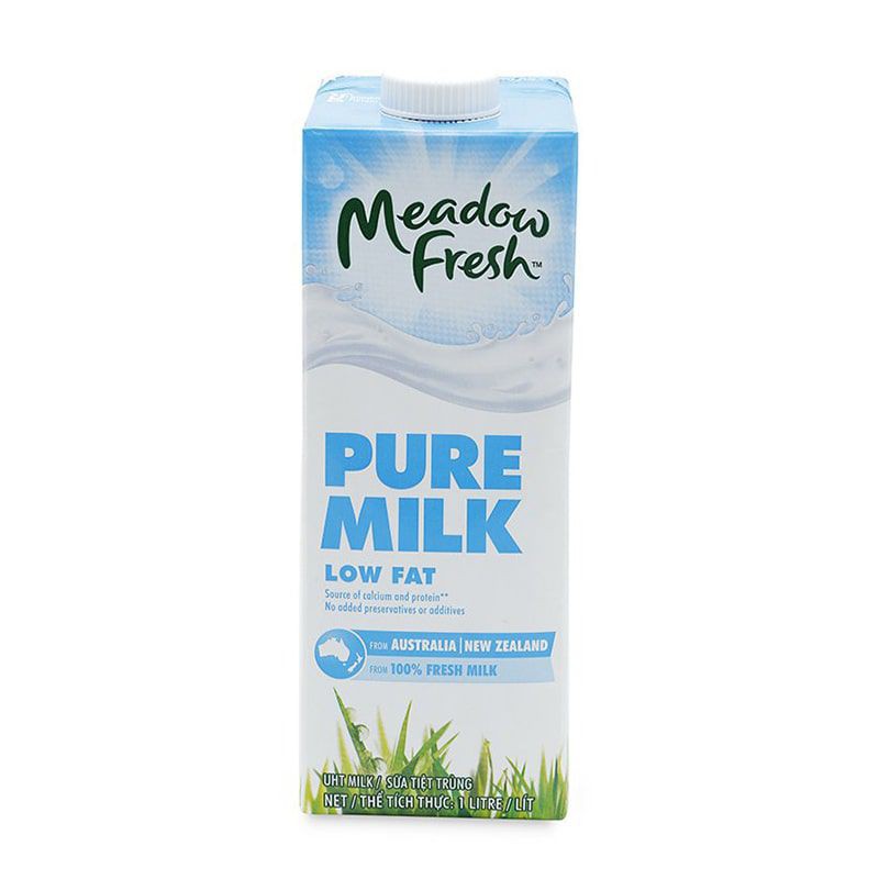 Sữa tươi tiệt trùng ít béo hiệu Meadow Fresh hộp 1L
