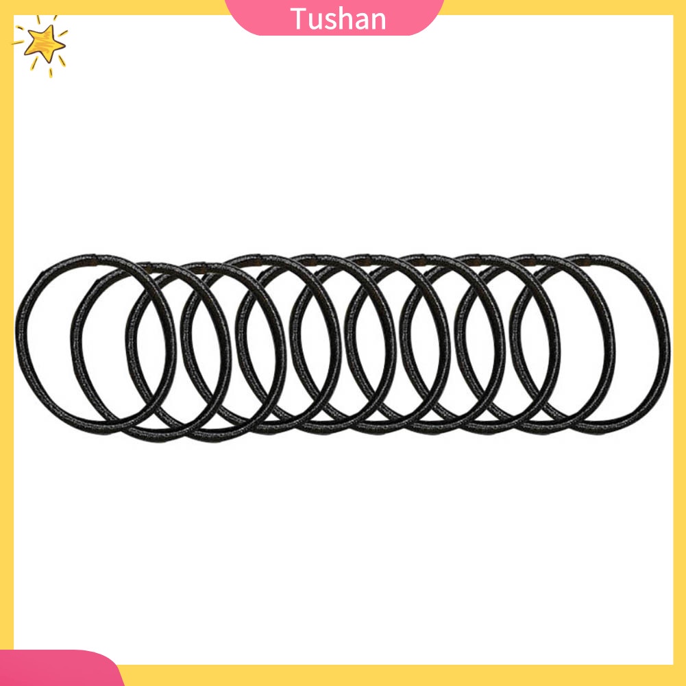 Bộ 10 sợi dây thun cột tóc nhiều màu cho bé gái