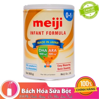 Chính hãng Sữa Bột Meiji Nhập Khẩu Số 0-1 lon 800g