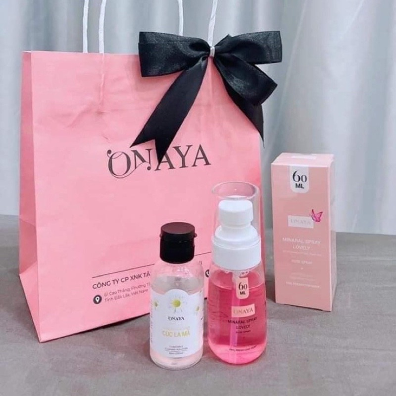 (chính hãng100%)Xịt khoáng khử mùi vùng kính Minaral Spray Lovely ONAYA - Mỹ phẩm Qlady - Hoàng thị