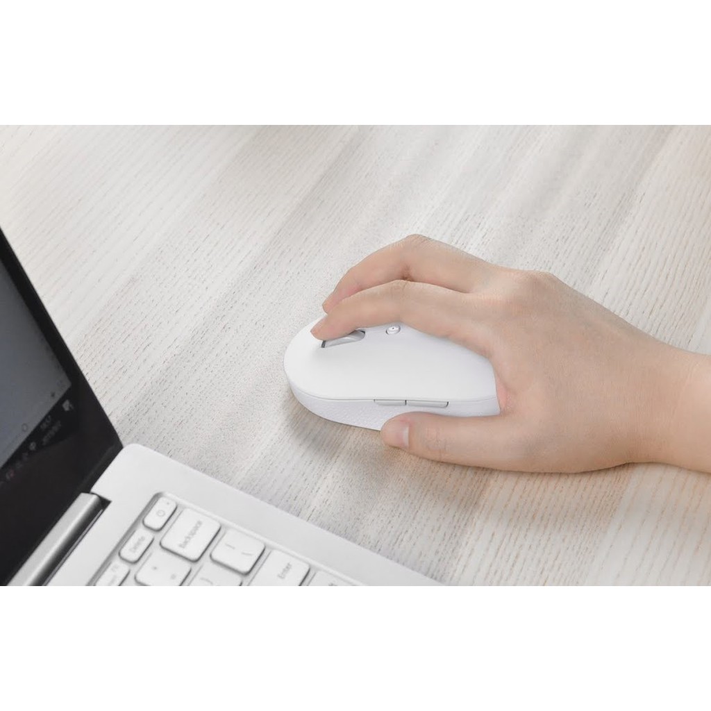 Chuột Không Dây Xiaomi Mi Dual Mode Wireless Mouse Silent Edition - Bluetooth 4.2 &amp; RF 2.4GHz, Không tiếng ồn