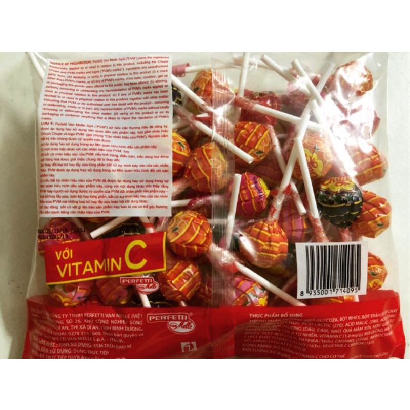 1 bịch kẹo chupa chuys 60chiếc