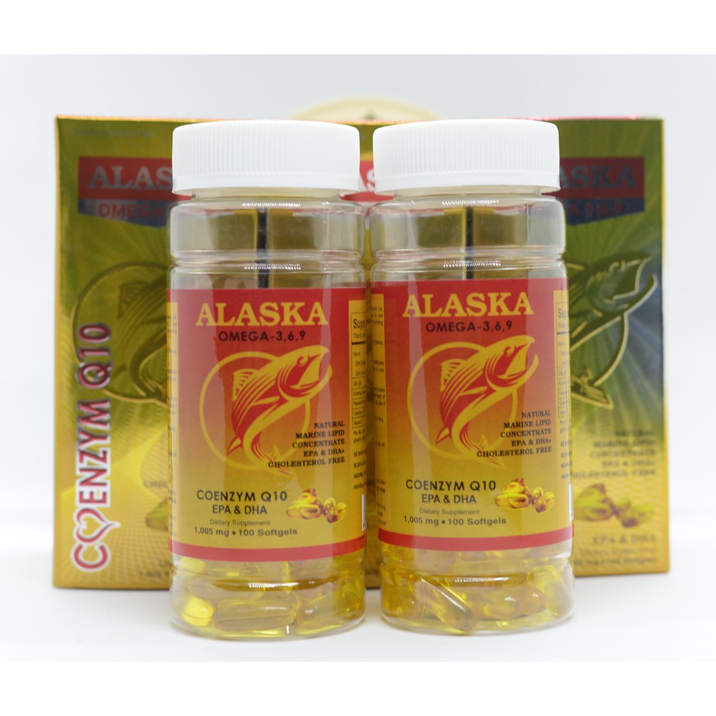  Omega 3 6 9 - Alaska - hộp 100 viên- cung cấp EPA DHA Omega