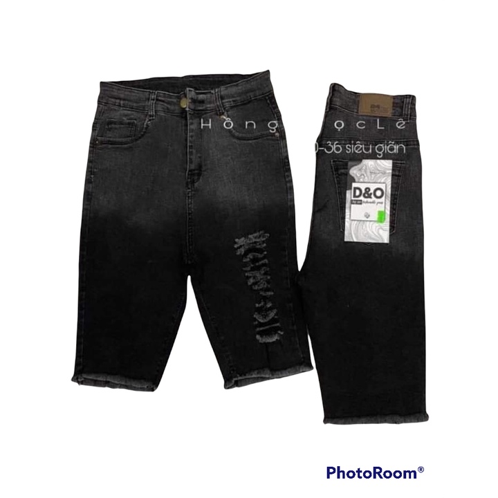 Bigsize (30-36) Quần Suông Đen, Quần Jean Lưng Cao, Quần Ống Rộng