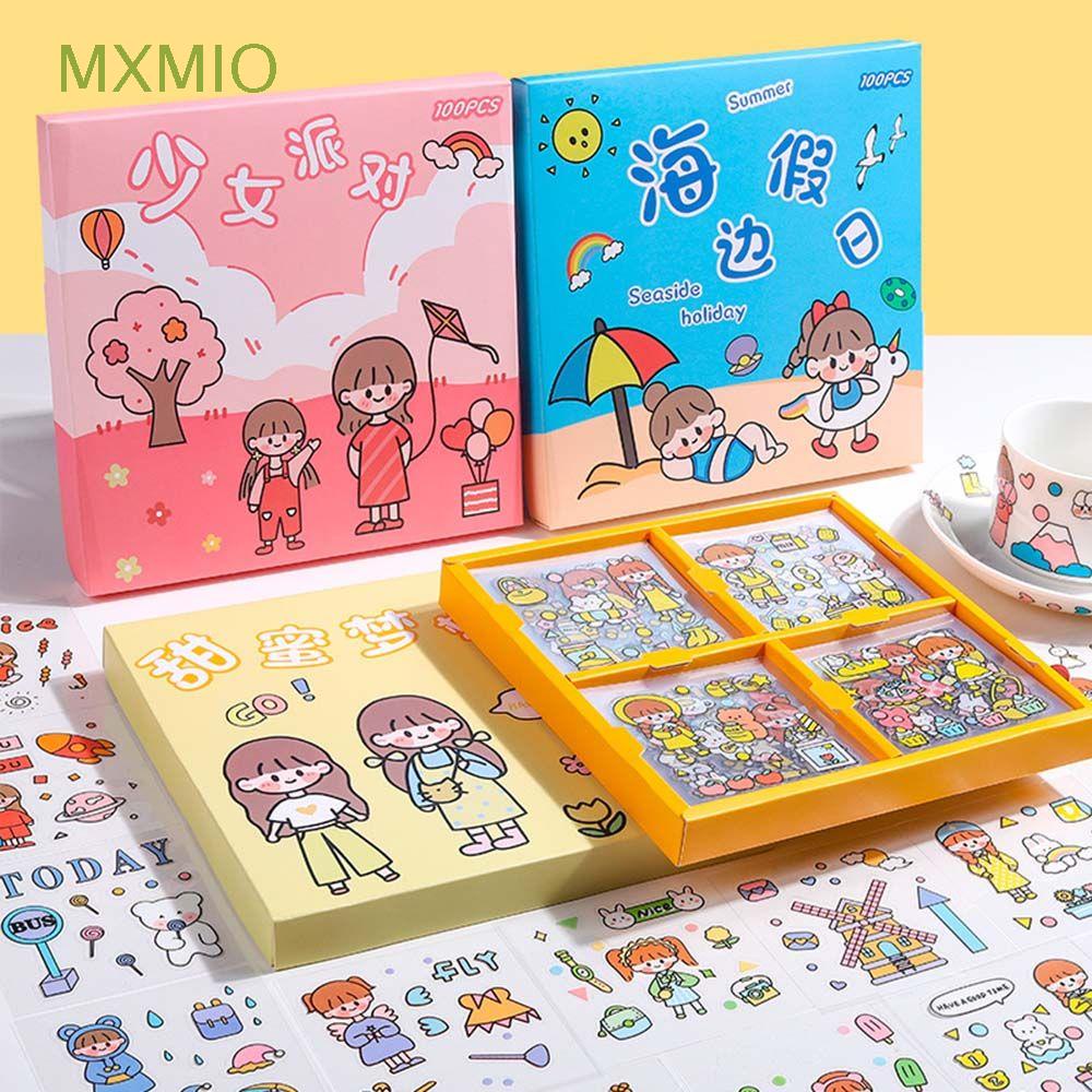 Sticker Dán Trang Trí Sổ Tay Album Ảnh Họa Tiết Hoạt Hình Dễ Thương Diy