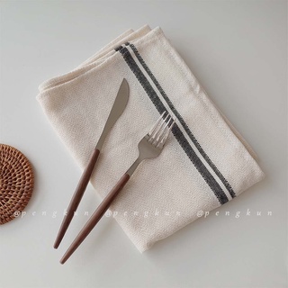 Khăn Trải Bàn Vải Cotton Phong Cách Retro Nhật Bản