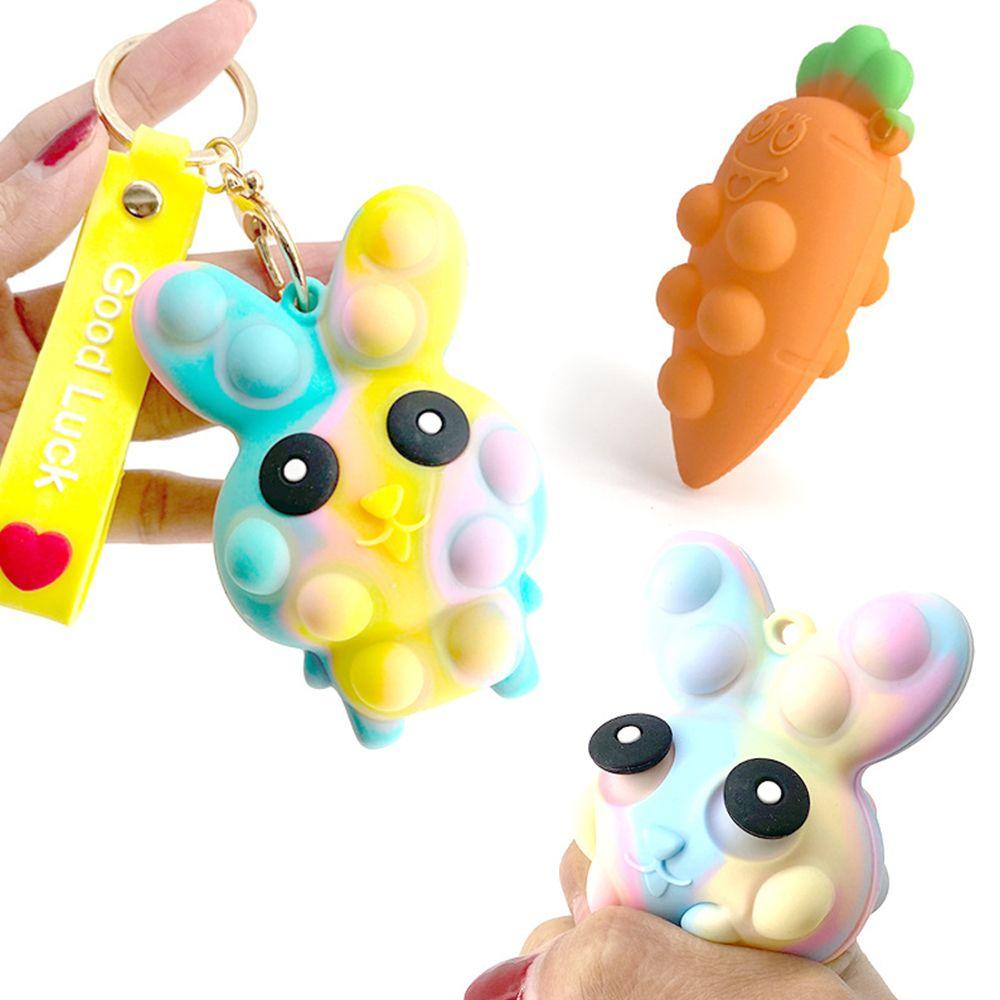 LONTIME Móc Khóa Hình Con Quay Đồ Chơi Fidget Spinner 3D GiúP GiảM Stress Cho NgườI LớN / Trẻ Em