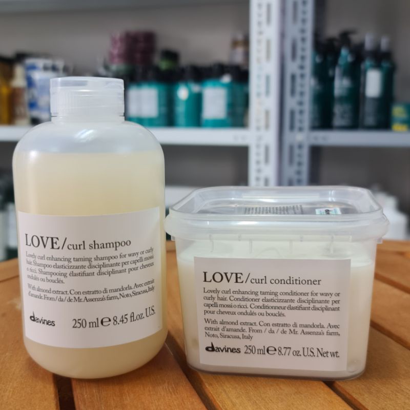 DẦU GỘI XẢ DAVINES LOVE CURL CHO TÓC UỐN, XOĂN 250ML