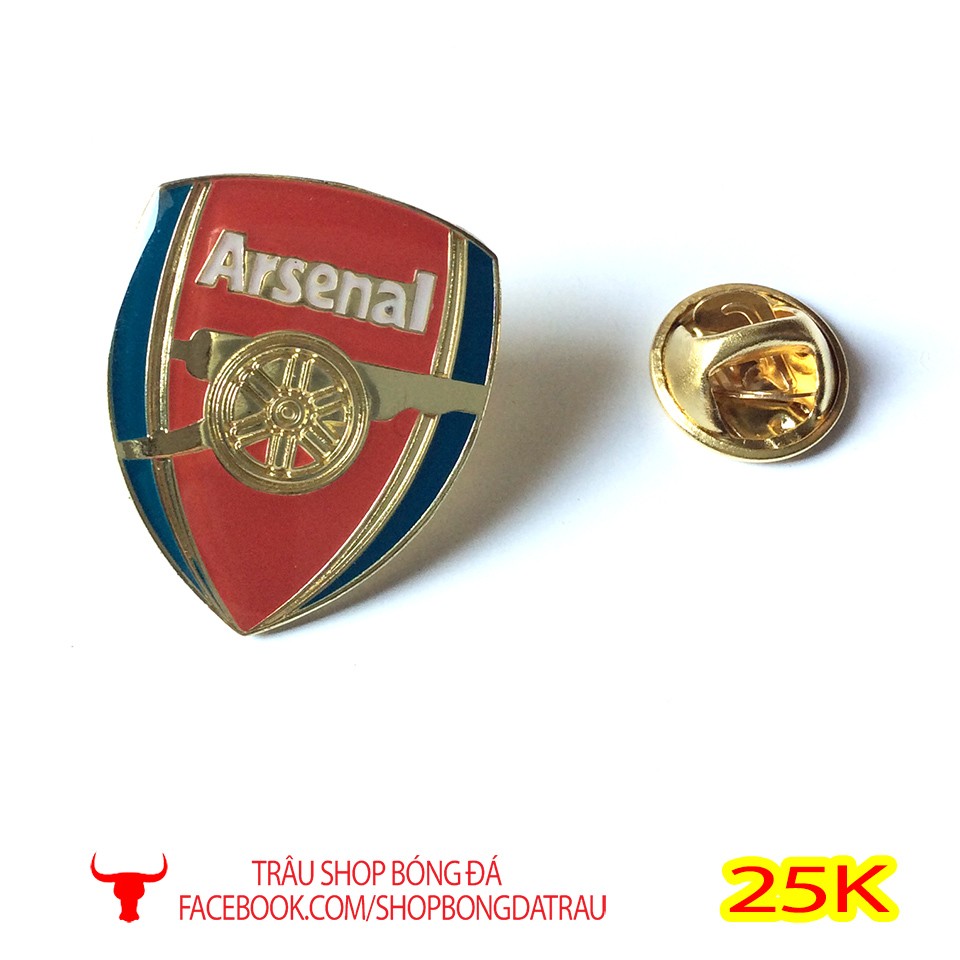 Huy hiệu lưu niệm - các câu lạc bộ bóng đá Manchester, Arsenal, Chelsea, Barca, Real, Liverpool - Trâu shop