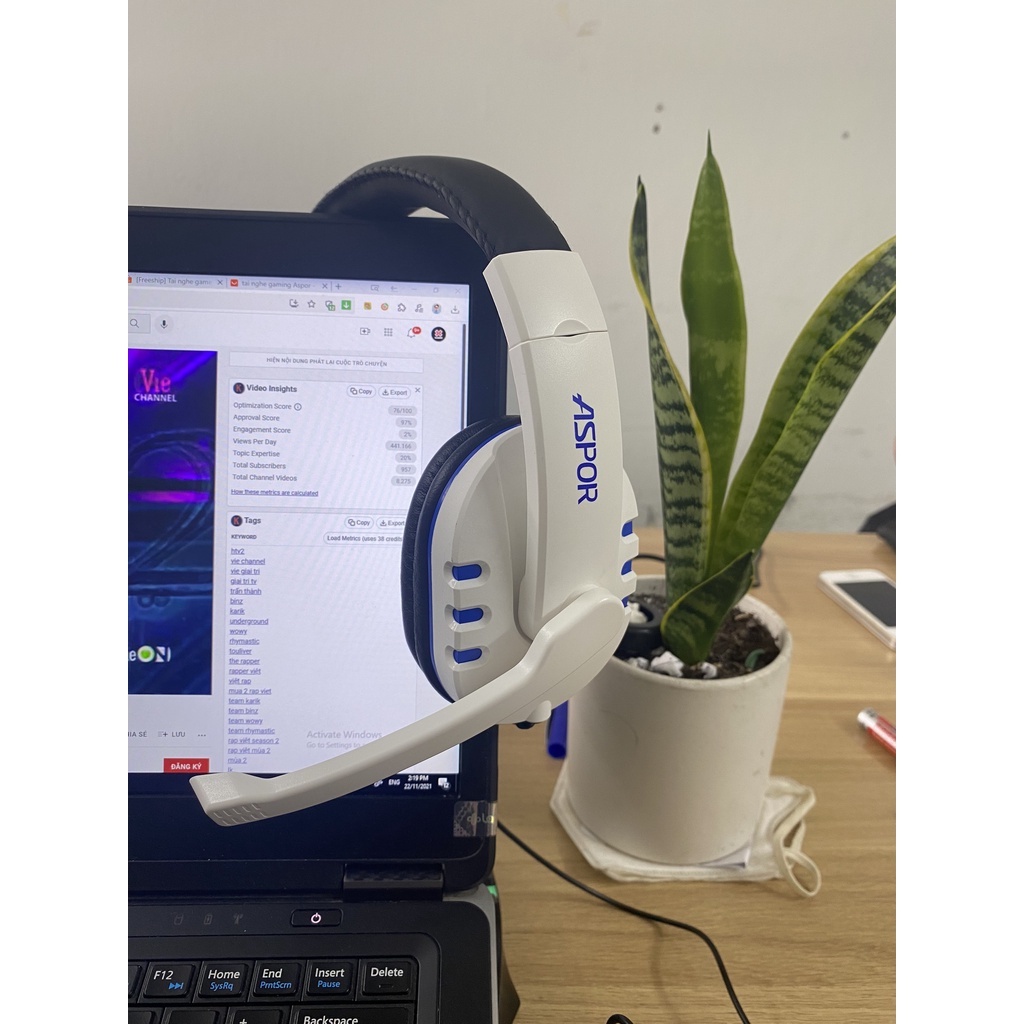 FOR PC/PS3/PS4/XBOX Tai Nghe Gaming Chính Hãng ASPOR A216, Có MIC, Hỗ Trợ PS4/XB1S/XBXS/PC/Laptop/Điện Thoại...