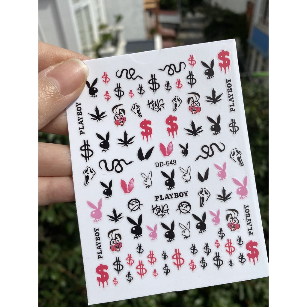 Sticker dán móng tay các THƯƠNG HIỆU nổi tiếng 2