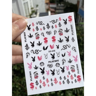 Sticker dán móng thương hiệu, logo 1