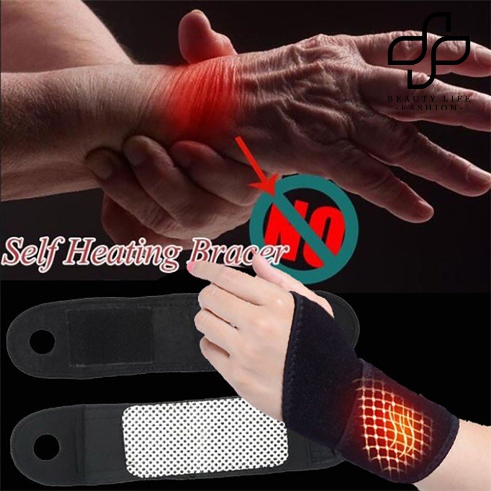 1 Cặp Băng Cổ Tay Tự Sưởi Ấm Có Nam Châm
