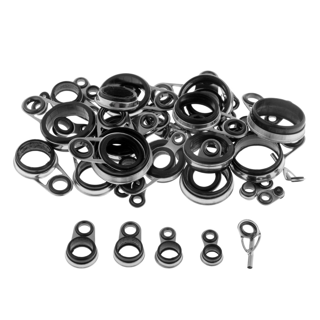 Set 41 Vòng Cố Định Cần Câu Cá Bằng Thép Không Gỉ DIY